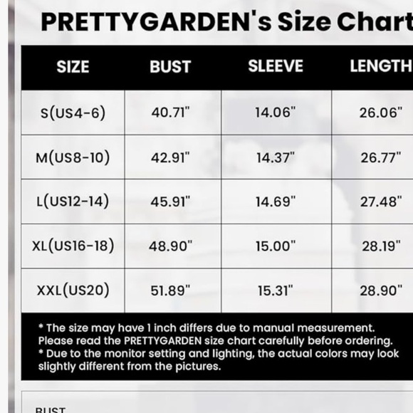 ☀️PRETTYGARDEN eyelet Womens Hollow Out Lace Embroidered Blouse - Picture 5 of 5